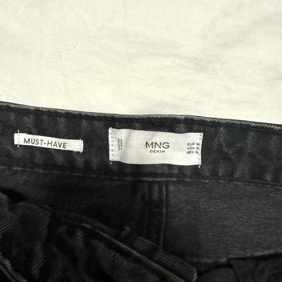 Mango Dark Denim Mini Skirt Small - Picture 3 of 5